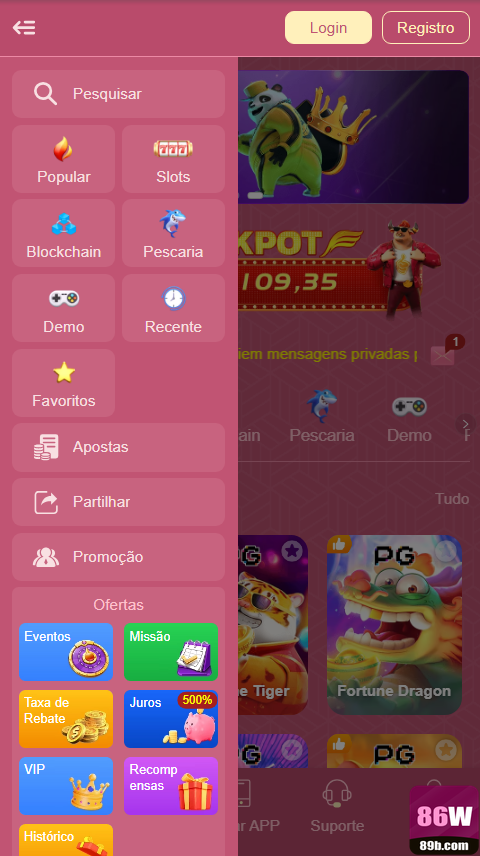 86w.com Game Categories